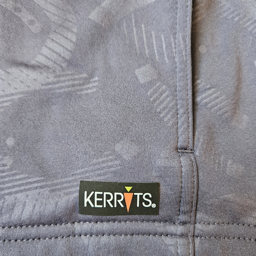 Kerrits Kids Horsehoe Hoodie, Navy/Brown, Embossed Horseshoes XL Equestrian - Picture 4 of 7